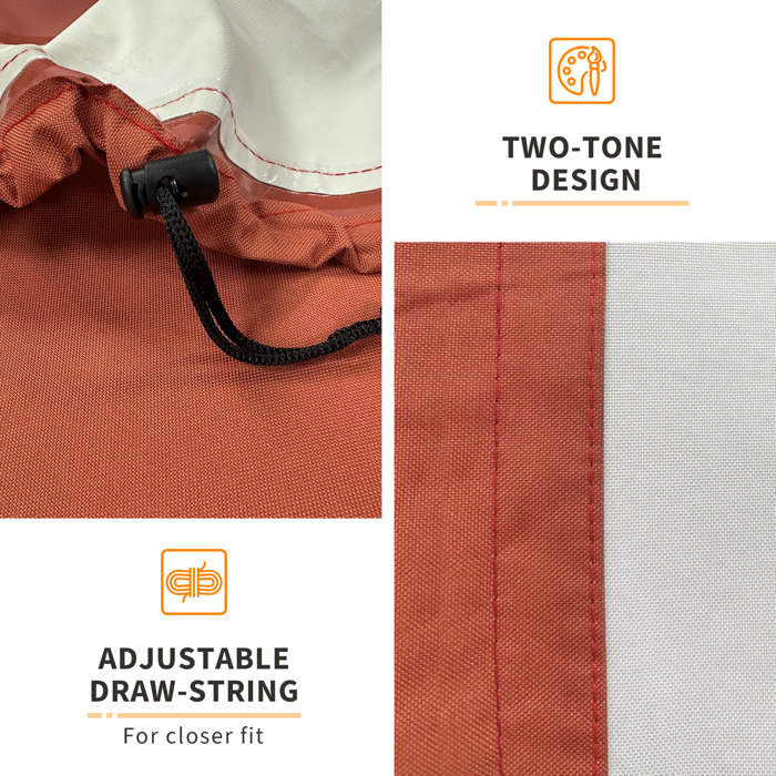 COSIEST Outdoor Square Fire Pit Cover, 36 X 36 X 13 Inches Patio Fire